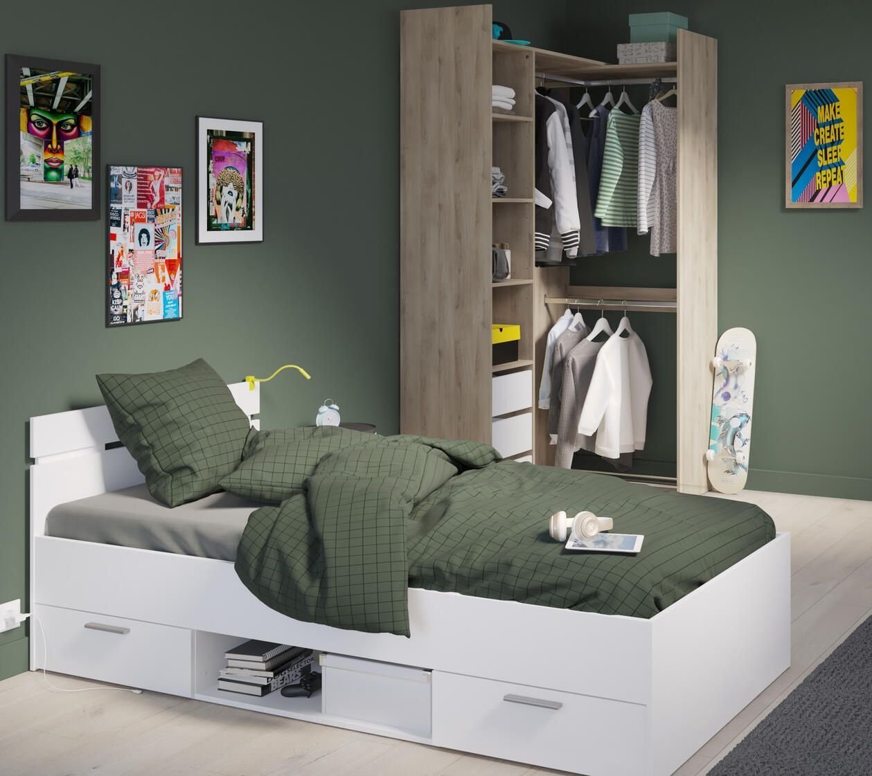 Slika kreveta za apartmane na poziciji 8: Svijet Namještaja “Michigan”