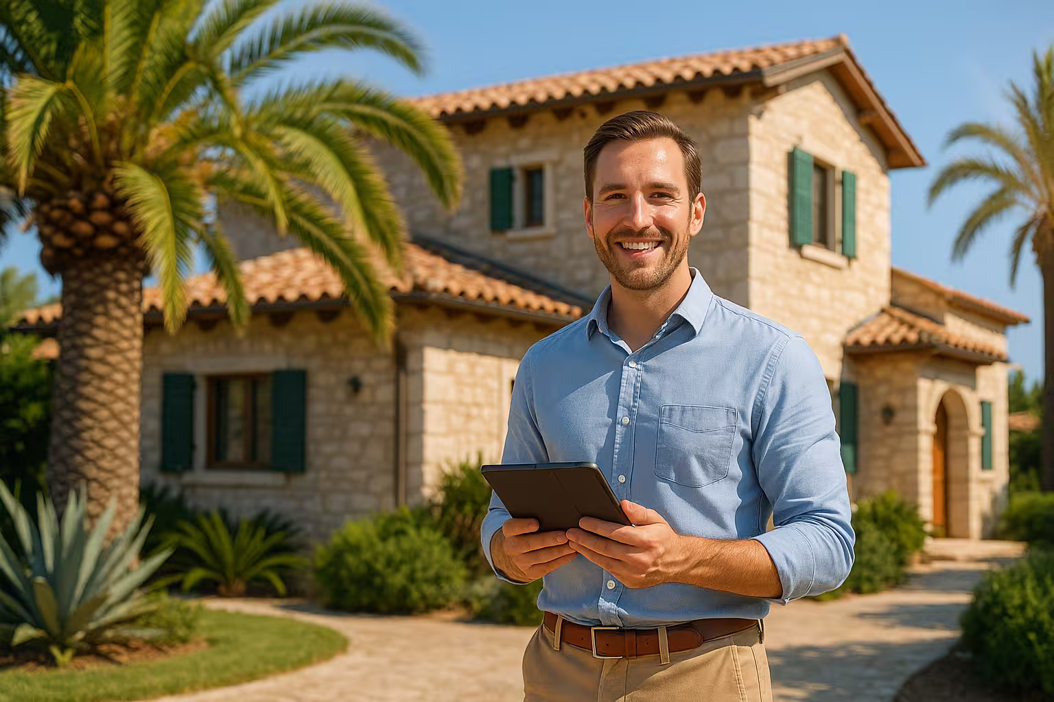 Čovjek upravlja i vodi apartmane i kuće za odmor u puli