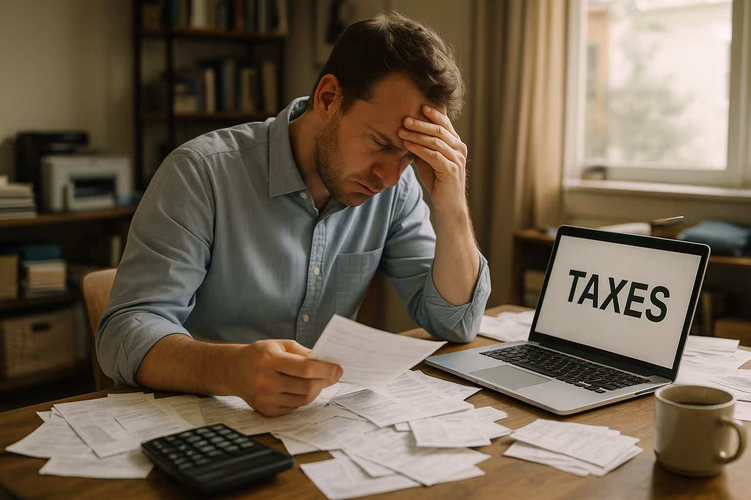 Čovjek plaća porez